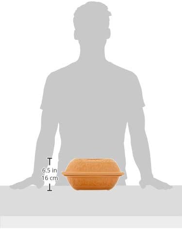 Römertopf_10905_Clay_Roaster_Non-Stick_DutchHealthy_Clay_Pot_Cooking_Clay_Baker_Versatile_Cooking Römertopf 10905 Clay Baker - 1.6 Quarts (1.5 Liters) for up to 2 people