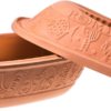 Römertopf_10905_Clay_Roaster_Non-Stick_Dutch_Oven_Healthy_Clay_Pot_Cooking_Clay_Baker_Versatile Cooking Vessel - 1.6 Quarts (1.5 Liters) for up to 2 people Römertopf 10905 Clay Baker - 1.6 Quarts (1.5 Liters) for up to 2 people