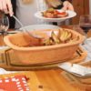 Romertopf With Juice Grooves, Made in USA Wooden Cutting Board